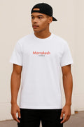 tee shirt Marrakech Blanc bonhomme